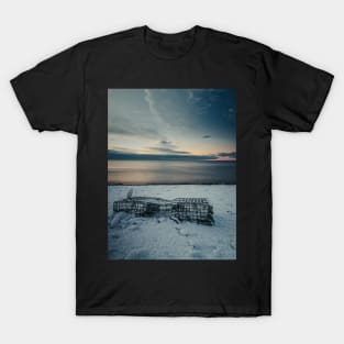 Ethereal Sunrise: Lobster Cage's Reverie V4 T-Shirt